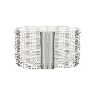 Silver tammy multi row bracelet